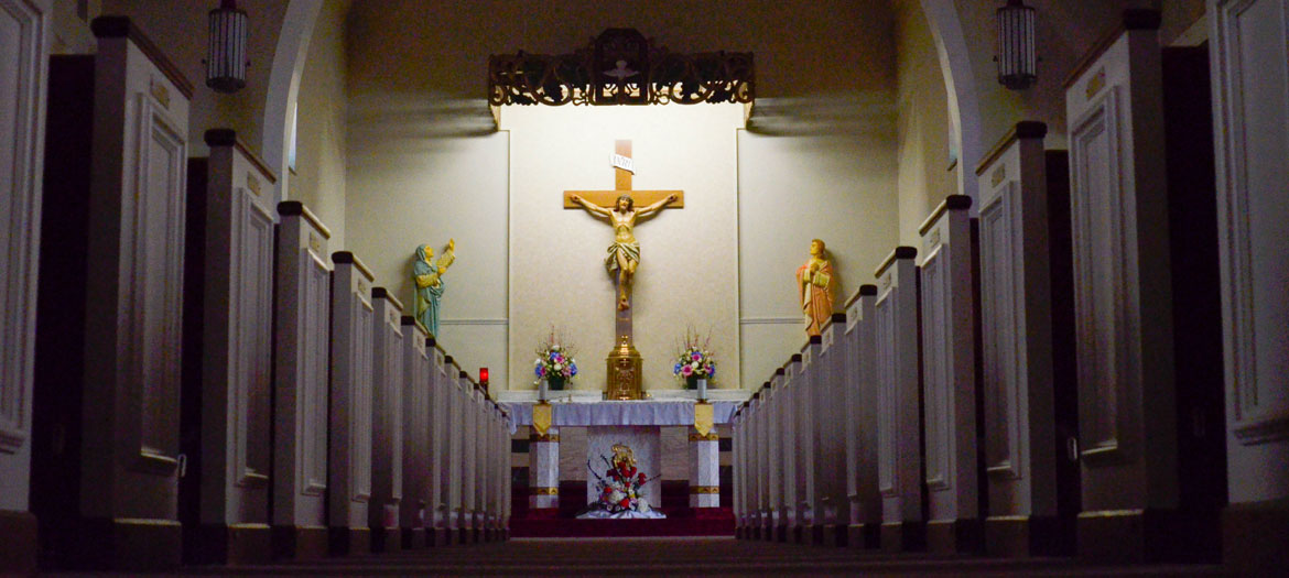 An inside view of St. Julia